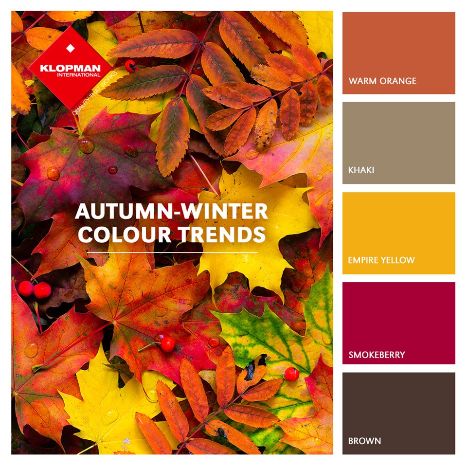 Autumn-winter 2019 colour trends